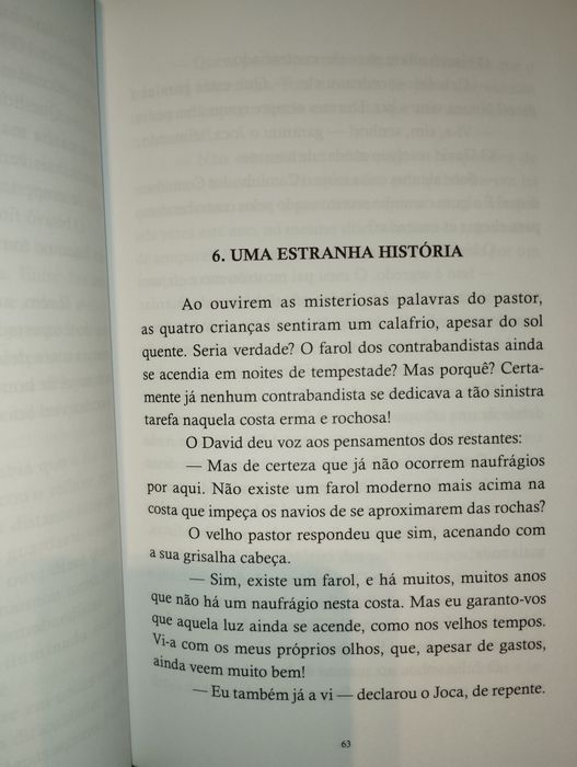 Livro "Os Cinco na torre do farol" - Oficina do Livro