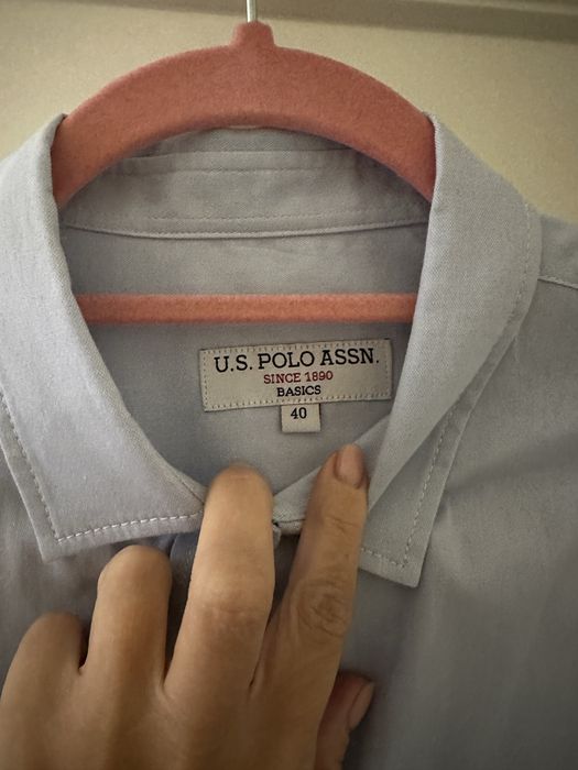 Blekitna koszula U.S. Polo Assn. Rozm40