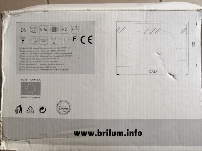 Brilum Echo 218 Oprawa Lampa