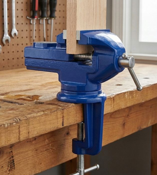 Imadło obrotowe żeliwne z kowadłem imadło ślusarskie obrotowe 360