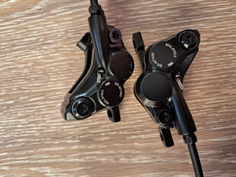 Shimano Deore BL-MT402-3A, BR-MT420 гідравлічні дискові тормоза гальма