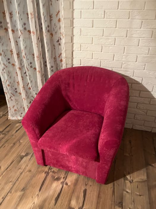 Fotel wypoczynkowy Różowy