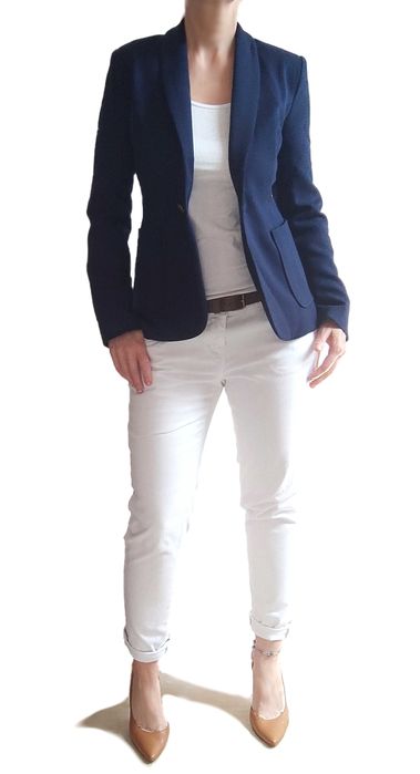 Mohito klubowa granatowa marynarka żakiet 34 36