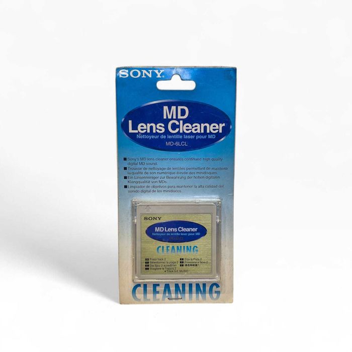 Sony MD Lens Cleaner MD-6LCL – Disco Limpeza MiniDisc (Novo Selado)