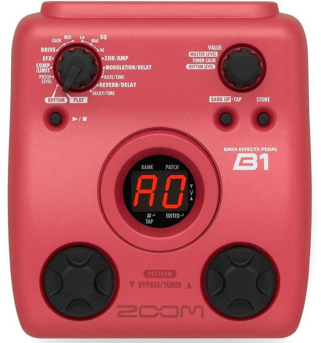 Zoom B1 efeitos para baixo com percussão  100% funcional.