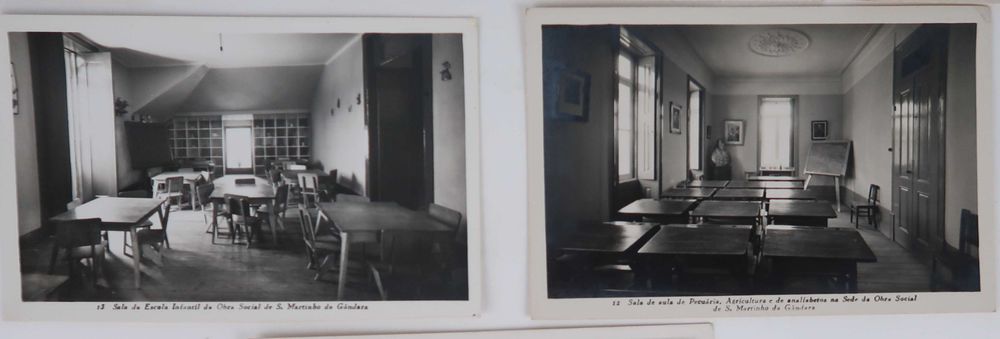 Conjunto de 7 postais antigos de São Martinho da Gândara