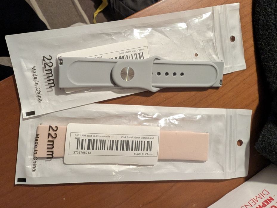 Bracelete relógio novas, 22mm