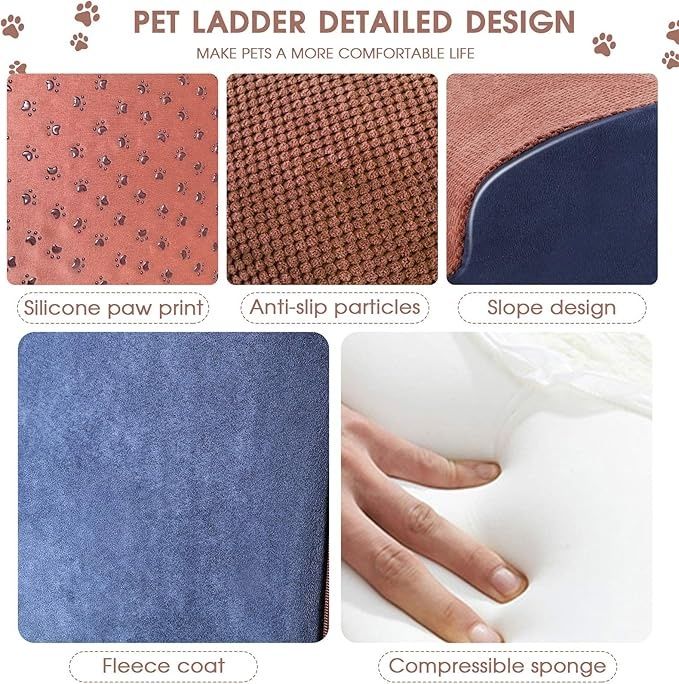 Escada rampa de 4 degraus para cães