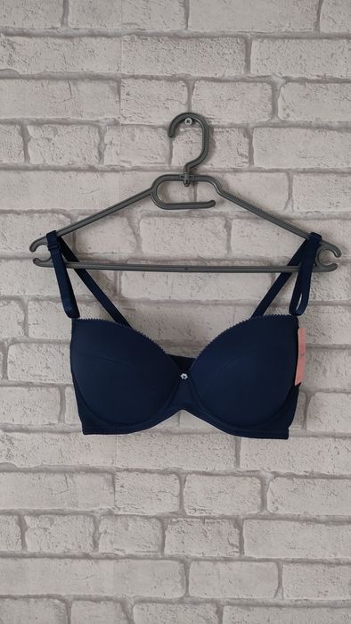 Nowy biustonosz granatowy 75C