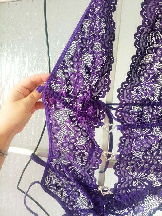 Seksi body z koronki,XL