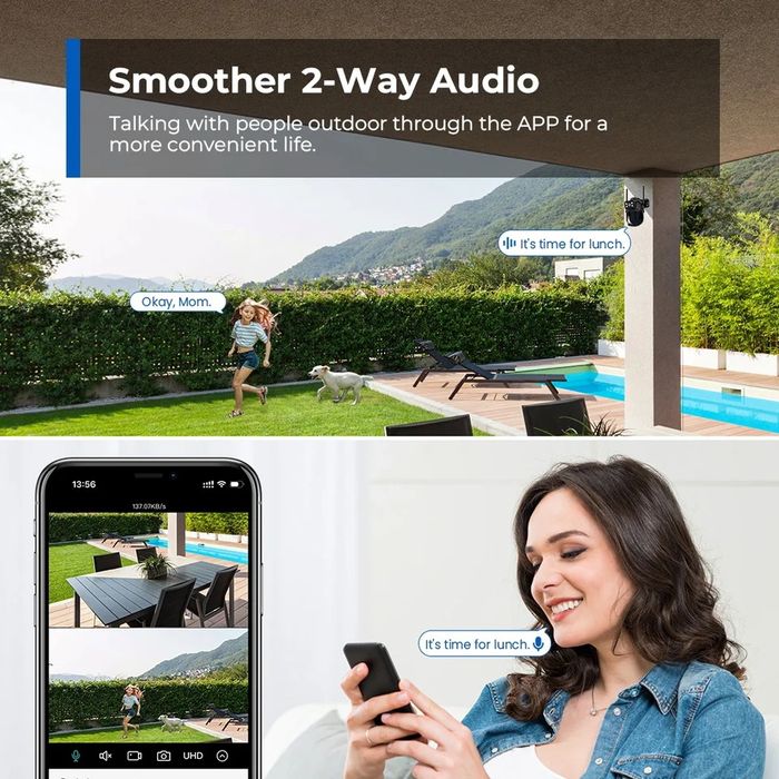 Dual camera Wi-Fi c/App para telemóvel! Mais modelos em stock!