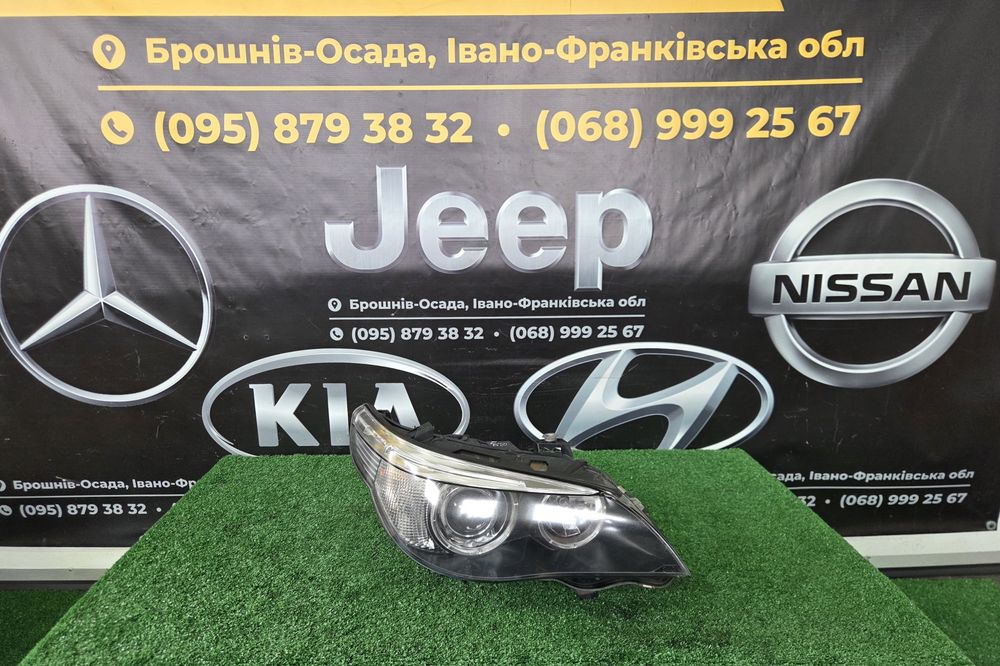 Фара права Dynamic xenon БМВ BMW 5 E60 E61 дорестайл адаптивний ксенон