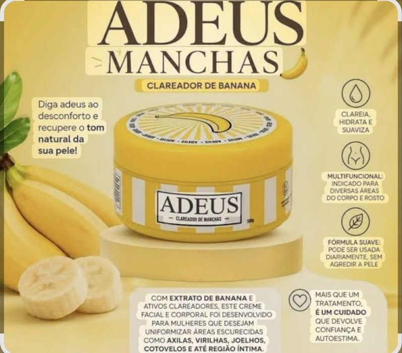 Creme Adeus Clareador de Manchas
