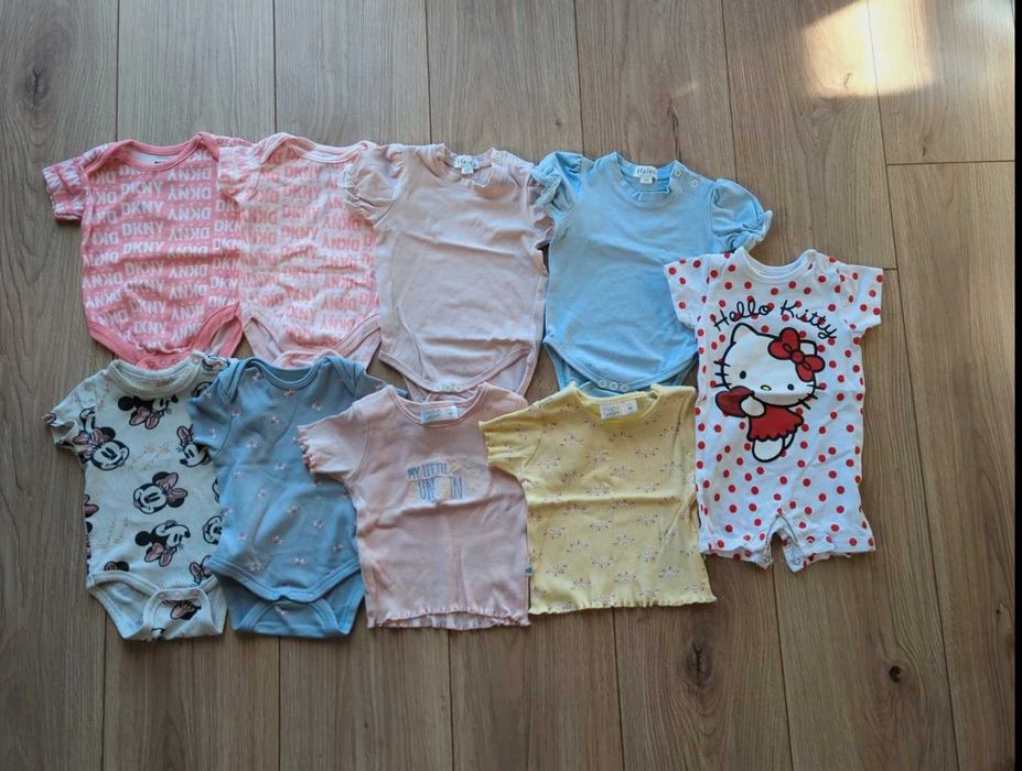 Wielopak Body z krótkim rękawem rozmiar 62 dla dziewczynki Helen DKNY