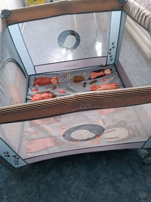 Дитячий манеж Lionelo Lene Blue Sky