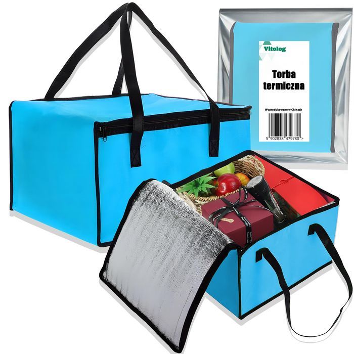 Torba Termiczna Termoizolacyjna Plażowa Lodówka Turystyczna