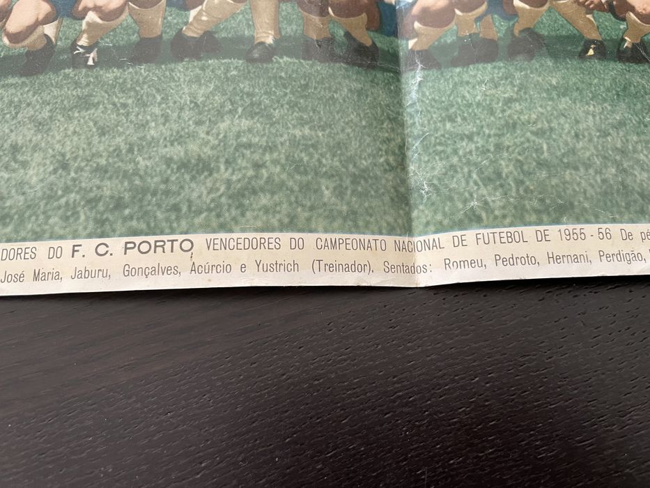 Vintage mini posters equipas futebol épocas decada 50