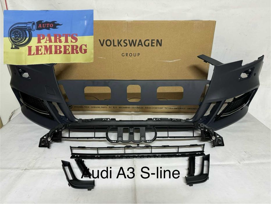 Audi A3 8V Sedan передній бампер Ауді Слайн