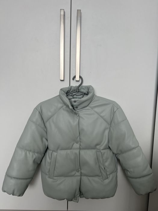 Курточка зара для дівчинки блакитного  кольору
