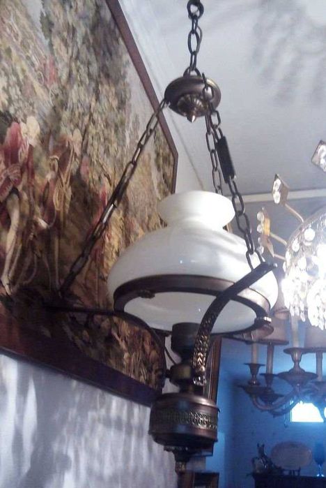 Candeeiro tecto / Lanterna Vintage ( LER Descrição)