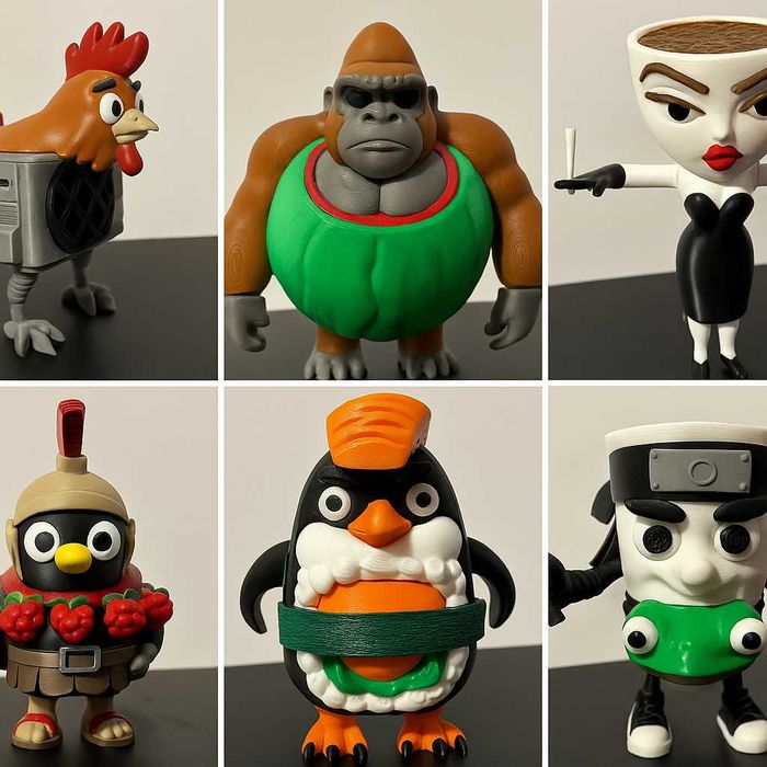 Фігурки, іграшки із Брейнрот (Brainrot), тралала, балерина капучіно