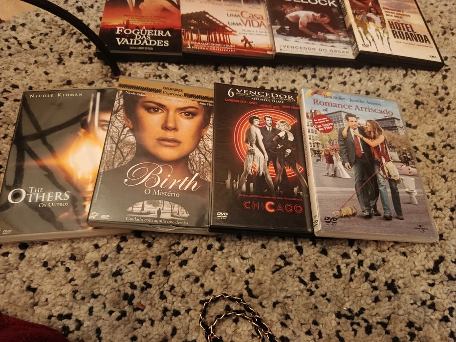 DVD diversos - phatom of the opera é em inglês, restantes c/ legendas