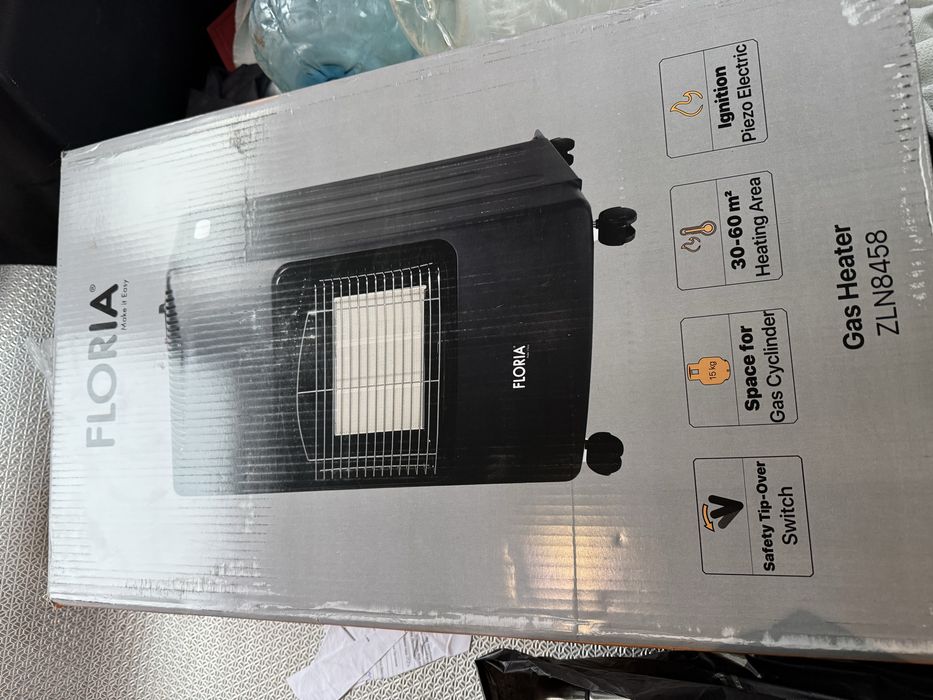 Інфрачервоний газовий обігрівач конвектор 4.2 кВт на 60 кв