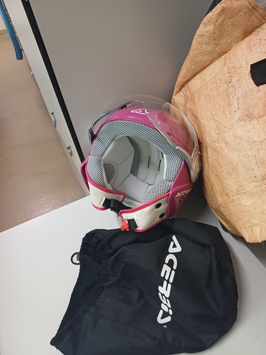 Capacete senhora acerbis com saco para arrumar