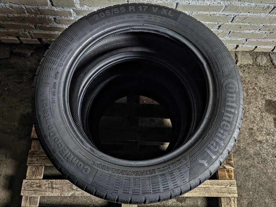 Шини 205/55r17 Continental | 2023 | Made in Portugal | Преміум комплект | Ідеальний стан, без пошкоджень, без ремонтів, без дефектів