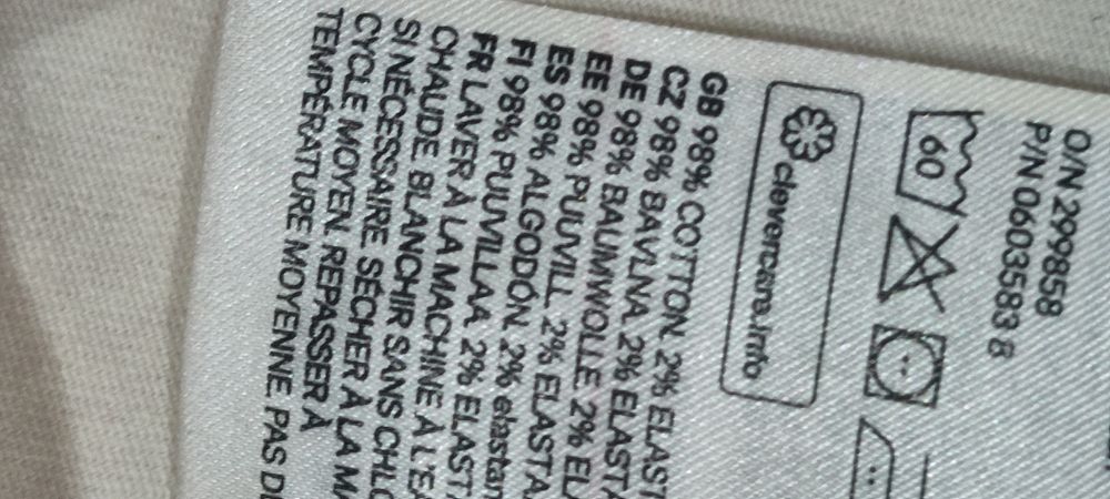 Spodenki H&M rozm L wymiary na fotkach.  98% Cotton