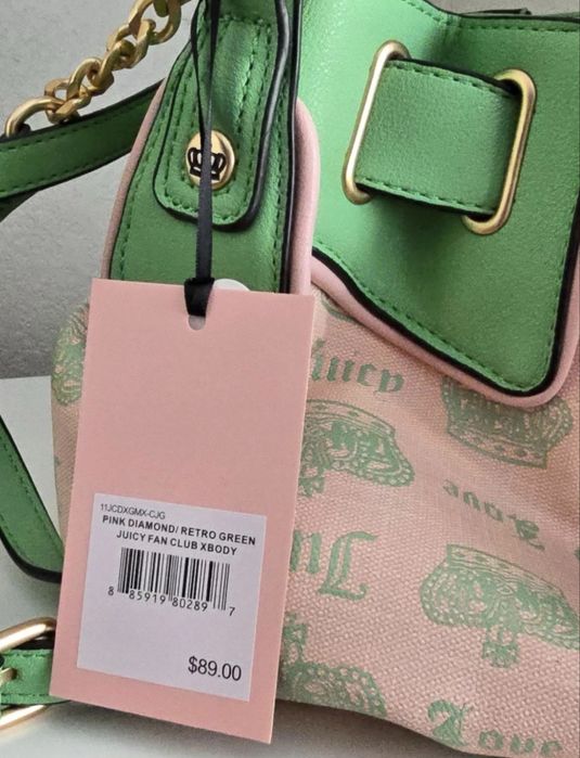 Juicy Couture Fan Club XBody Pink Diamond Green | Новая, оригинал