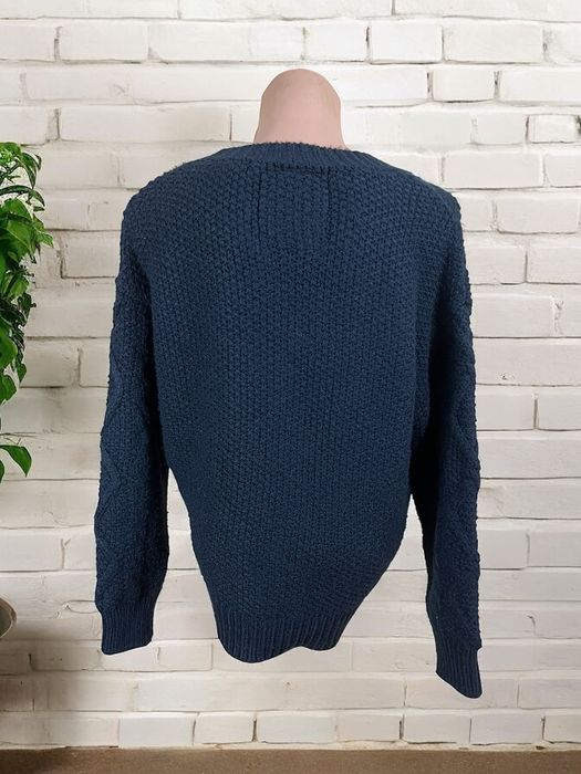 Superdry roz. XL damski granatowy pleciony sweter