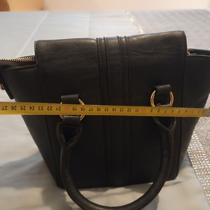 Mala cortefiel azul escuro como nova