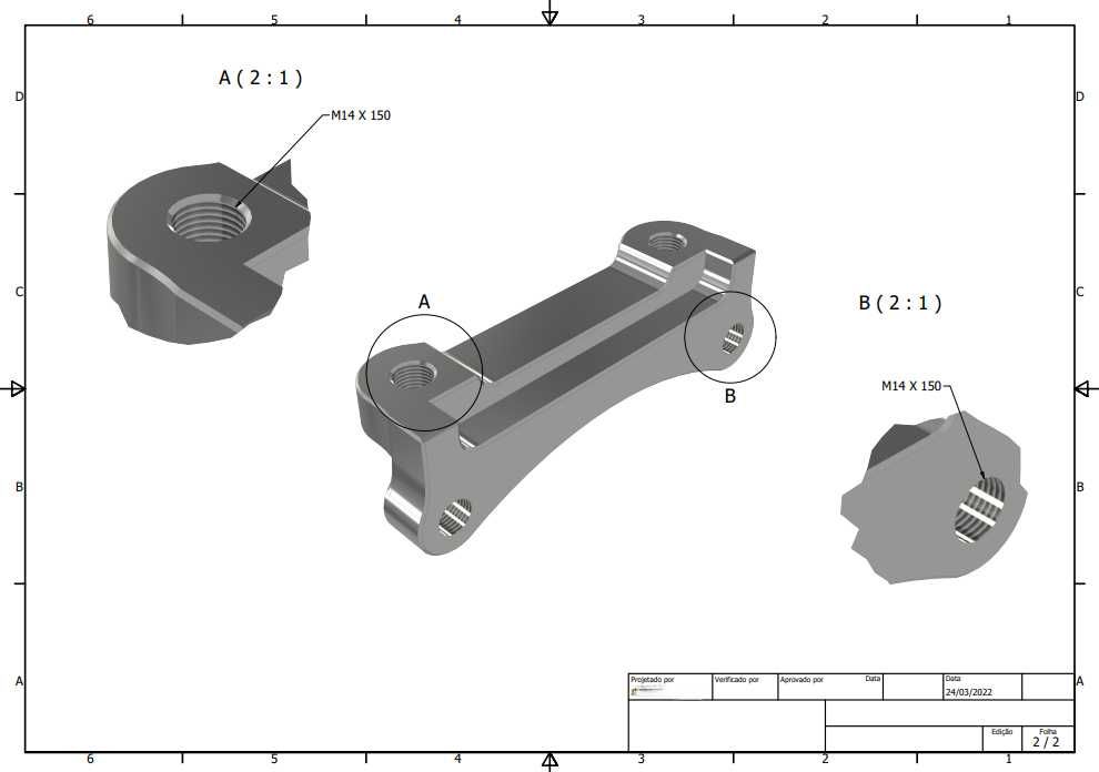 DESENHADOR PROJETISTA | CAD 2D/3D | CNC | PROJETOS MECÂNICOS e OUTROS