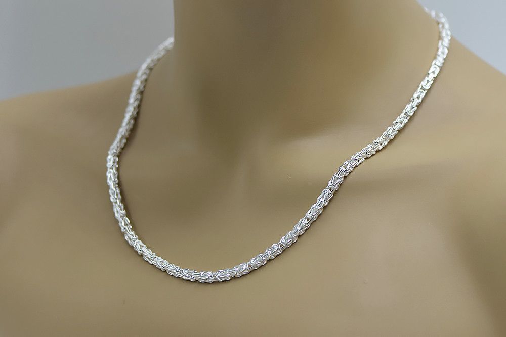 Srebrny łańcuszek 925 Królewski Bizantyjski cc014s 55cm 4mm Katowice