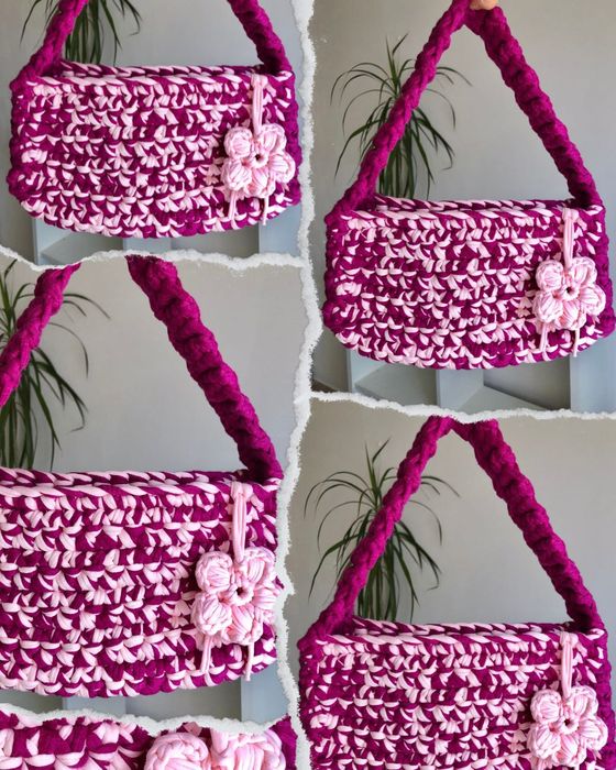 Bolsa de crochet