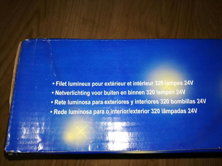 iluminaçao natal em rede com 320 lâmpadas