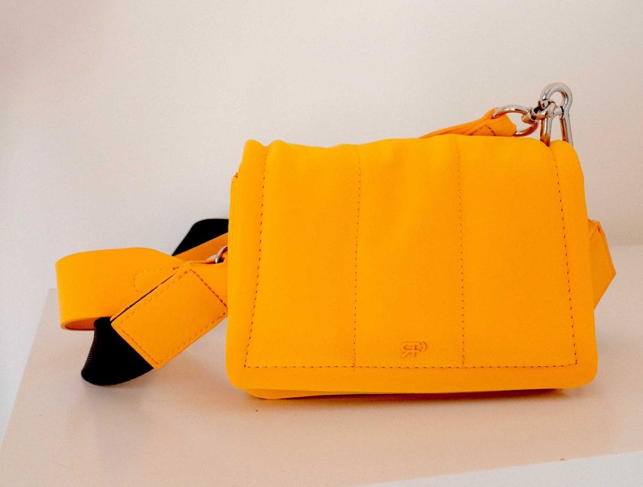 Mala a tiracolo laranja Parfois com alça larga