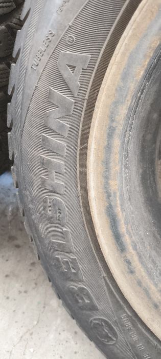 Комплект резини зима R 14 на сталевих дискіах