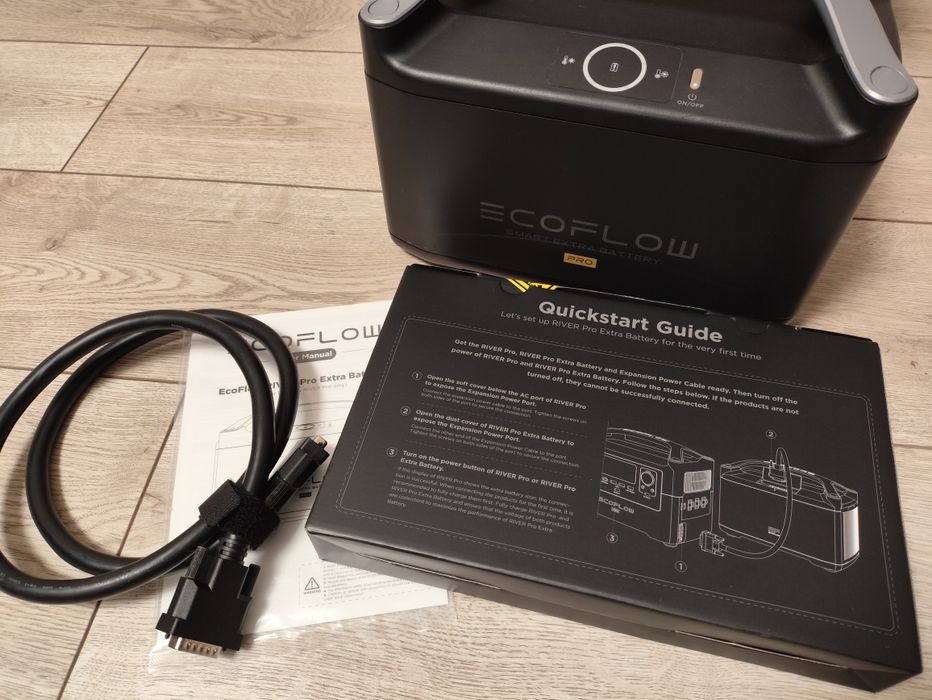 Зарядна станція EcoFlow RIVER Pro (720 Вт·год) + додаткова батарея