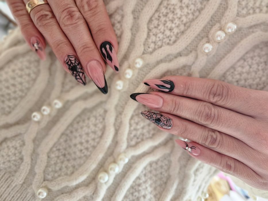 Paznokcie manicure hybryda przedłużanie