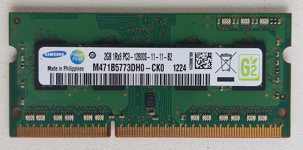 Процесор Intel Core i5 2410M (SR04B), оперативна пам'ять DDR3 2Gb, 4Gb