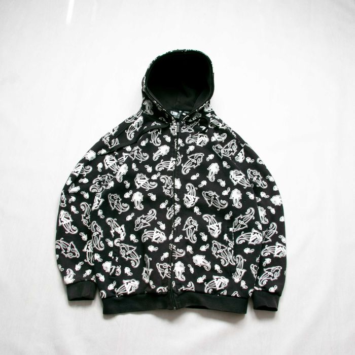 Karl Kani monogram y2k bluza rozpinana M fullzip