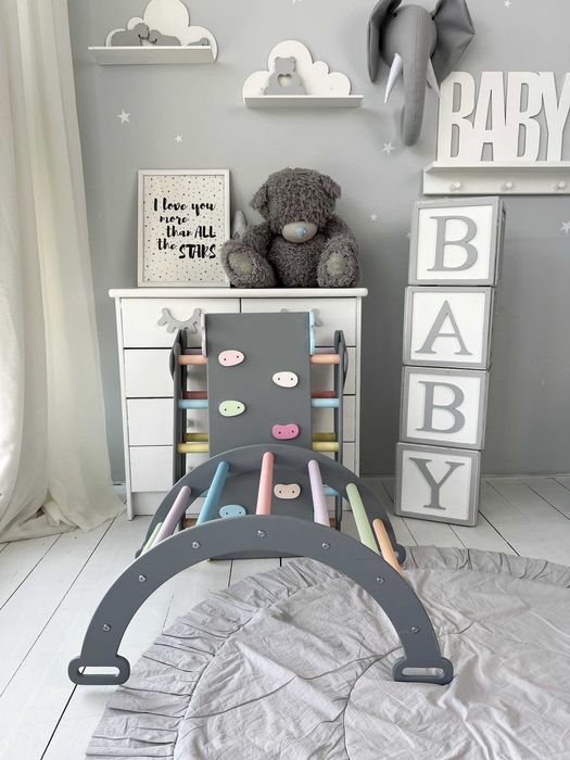 сірий піклер - арка монтесорі краща ціна ручна робота, виробник