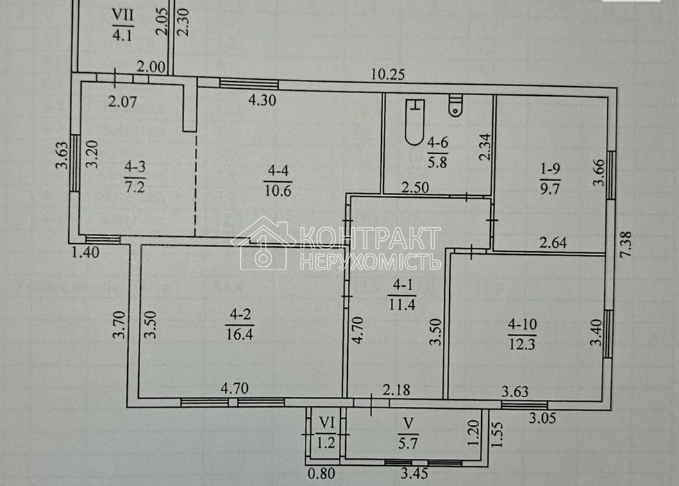 Продаж 1 п. будинку з ремонтом,  Москалівка