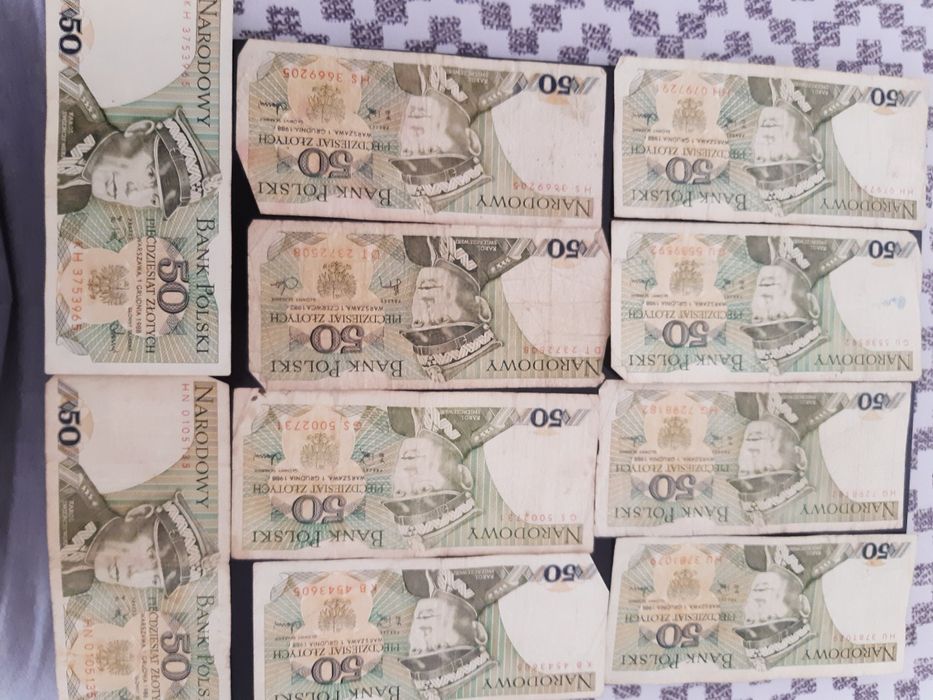 Stare banknoty prl