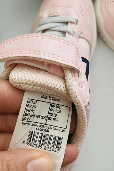 Sapatilhas Criança Decathlon TS130 Rosa | Tamanho 27 | Como Novas