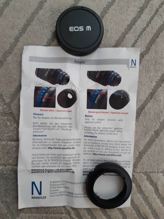 Adapter Novoflex Canon EOSM/LEM
