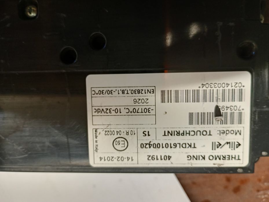 Rejestrator temperatury Touch Print