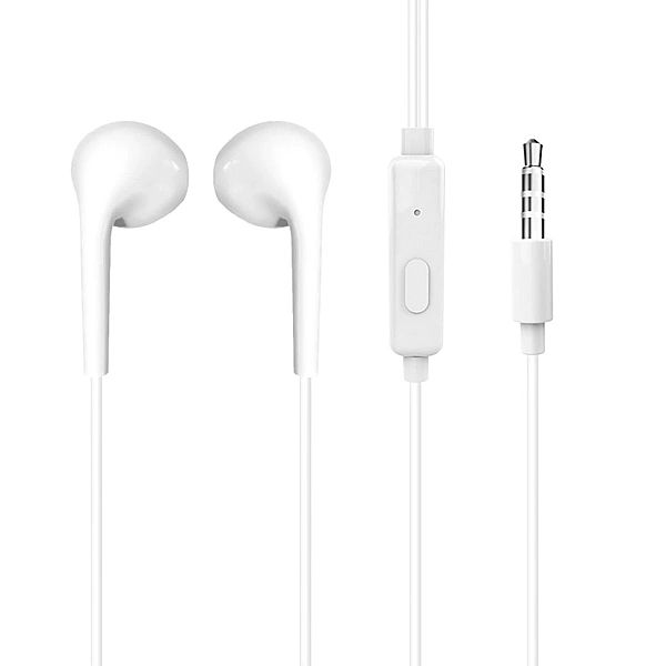 Słuchawki douszne Dudao X10S przewodowe 3,5mm mini jack 1,15m - białe